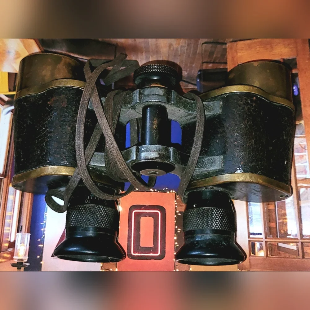 WW1-WW2 G. Rodenstock Binoculars Lumar 8x27 Artillery